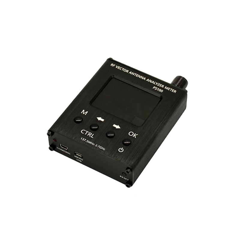 PS100/PS200 N1201SA+ 35MHz - 2.7GHz UV RF Antenna Analyzer SWR Meter Tester with Aluminum Alloy Shell
PS100/PS200 N1201SA+ 35MHz - 2.7GHz UV RF Antenna Analyzer SWR Meter Tester with Aluminum Alloy Shell