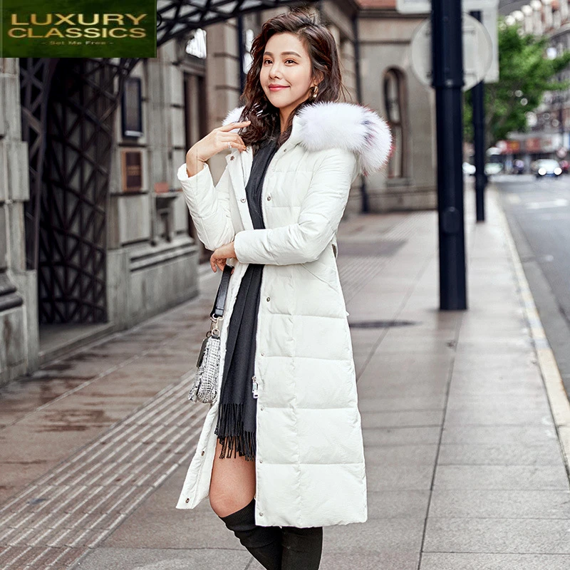 Fashion Winter Coat Female Down Jacket Woman Hooded Korean Duck Down Long Jackets + Large Fur Ladies Coats Hiver LW905
Fashion Winter Coat Female Down Jacket Woman Hooded Korean Duck Down Long Jackets + Large Fur Ladies Coats Hiver LW905