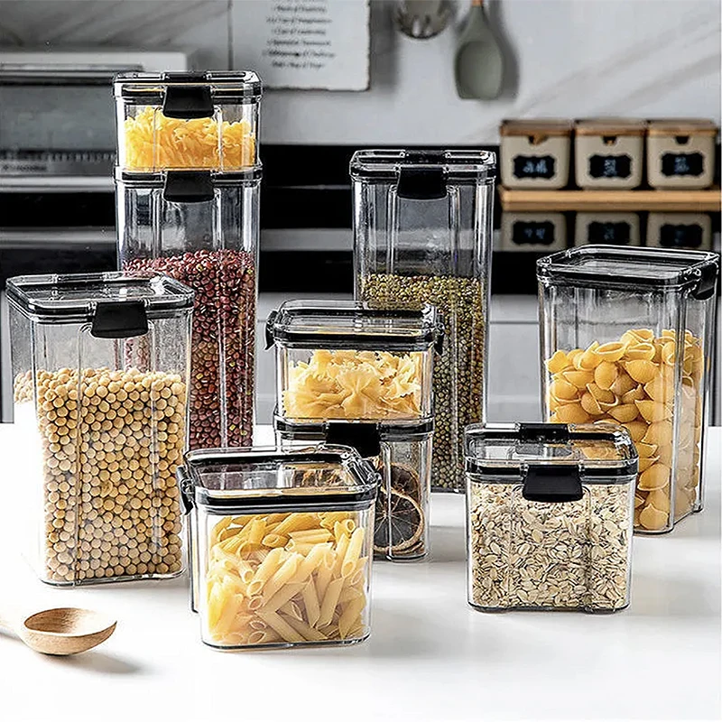 2021 hot 460/700/1300/1800ml Food storage tank Kitchen storage tank Sealed storage tank Transparent storage tank
2021 hot 460/700/1300/1800ml Food storage tank Kitchen storage tank Sealed storage tank Transparent storage tank