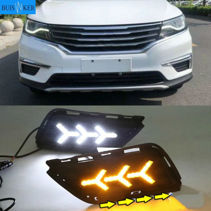 For Roewe RX5 2016 2017 2018 2019 Led Daytime Running Lights DRL Fog Lamp with Yellow Turn Signal Lamp
For Roewe RX5 2016 2017 2018 2019 Led Daytime Running Lights DRL Fog Lamp with Yellow Turn Signal Lamp