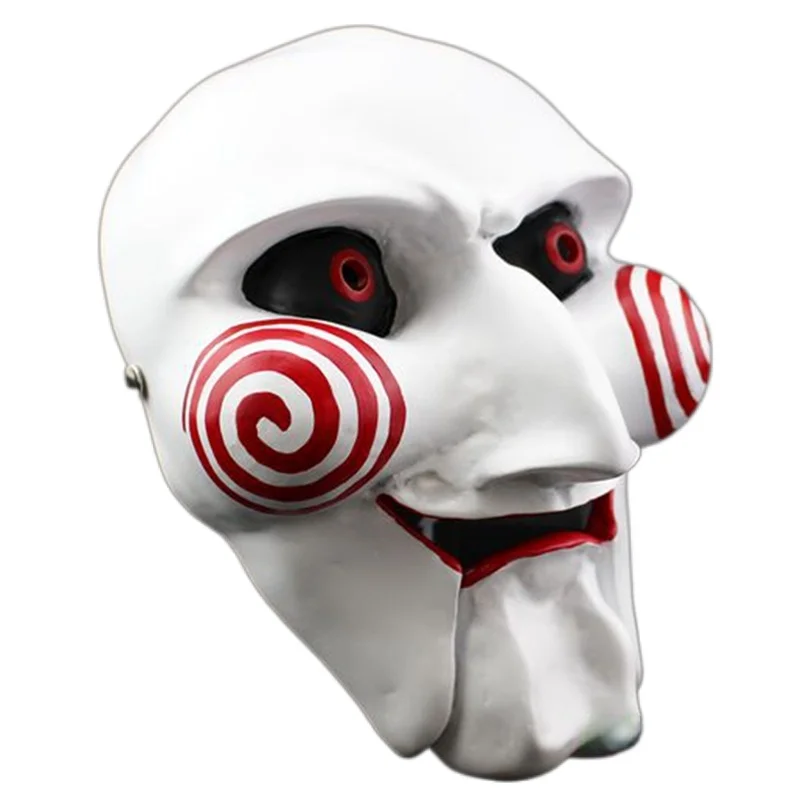 Adult Chainsaw Massacre Jigsaw Puppet Mask Full Face Halloween Creepy Movie Saw Theme Resin Masks Masquerade Party Cosplay Props
Adult Chainsaw Massacre Jigsaw Puppet Mask Full Face Halloween Creepy Movie Saw Theme Resin Masks Masquerade Party Cosplay Props