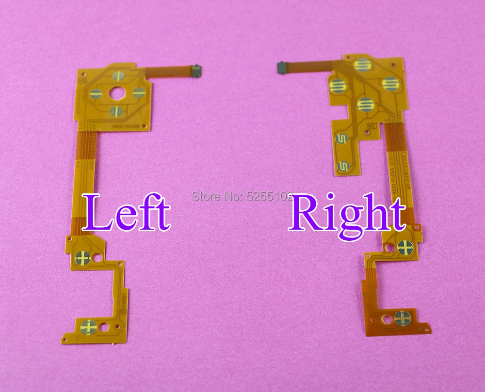50pcs Left Right Conductive Film Key Button Ribbon Flex Cable For Wii U for WiiU Pad Controller
50pcs Left Right Conductive Film Key Button Ribbon Flex Cable For Wii U for WiiU Pad Controller