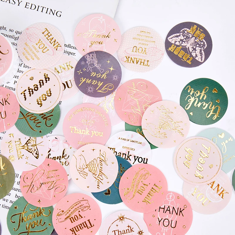 Retro boxed sealing sticker thank you envelope gift bag packaging sealing hand account decoration sticker
Retro boxed sealing sticker thank you envelope gift bag packaging sealing hand account decoration sticker