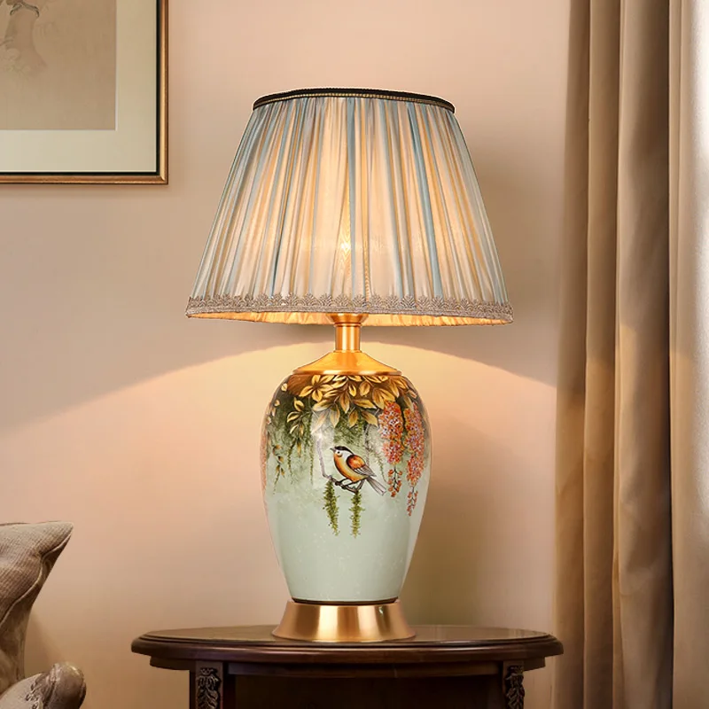 Copper table lamp bedside lamp high-end ceramic lamp luxury table lamps for living room decorated bedroom led lamps WJ121226
Copper table lamp bedside lamp high-end ceramic lamp luxury table lamps for living room decorated bedroom led lamps WJ121226