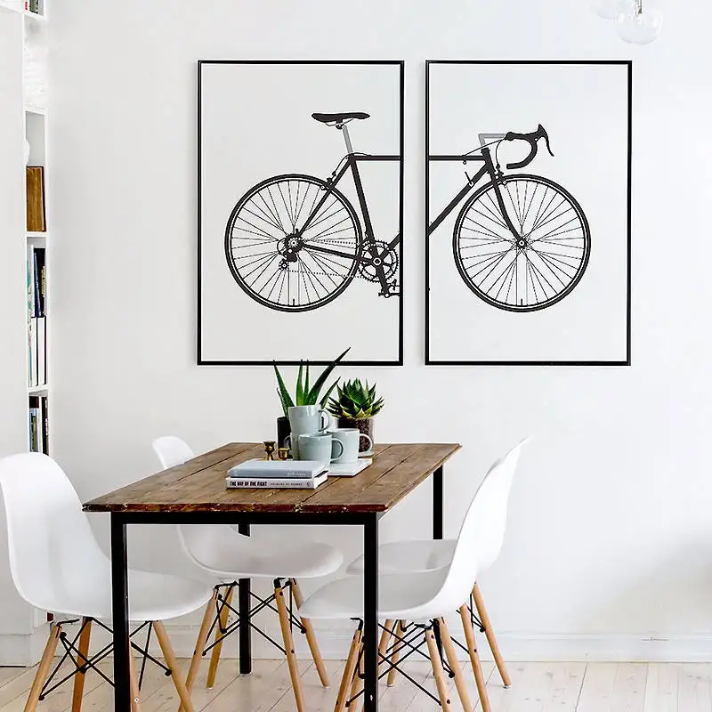 Minimalist Bike Print Bicycle Wall Art Canvas Paintings Black And White Bicycle Nordic Scandinavian Poster Pictures Home Decor
Minimalist Bike Print Bicycle Wall Art Canvas Paintings Black And White Bicycle Nordic Scandinavian Poster Pictures Home Decor
