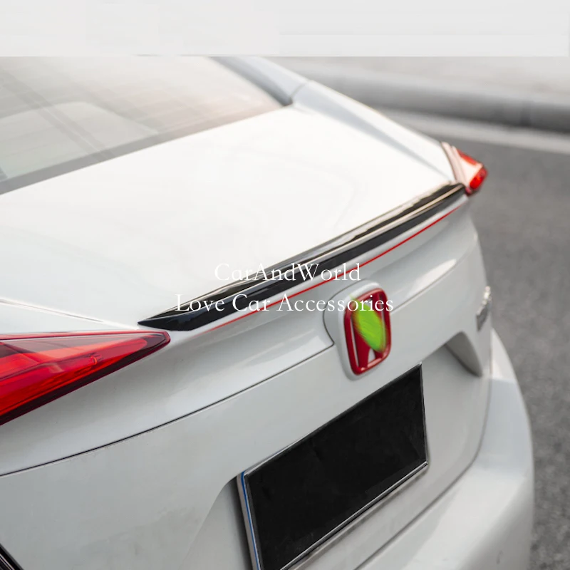 For Honda Civic Sedan 10th 2016-2020 Rear Door Tail Wing Trunk Protector Spoiler Caps Cover Trims Carbon Fiber Car Accessories
For Honda Civic Sedan 10th 2016-2020 Rear Door Tail Wing Trunk Protector Spoiler Caps Cover Trims Carbon Fiber Car Accessories