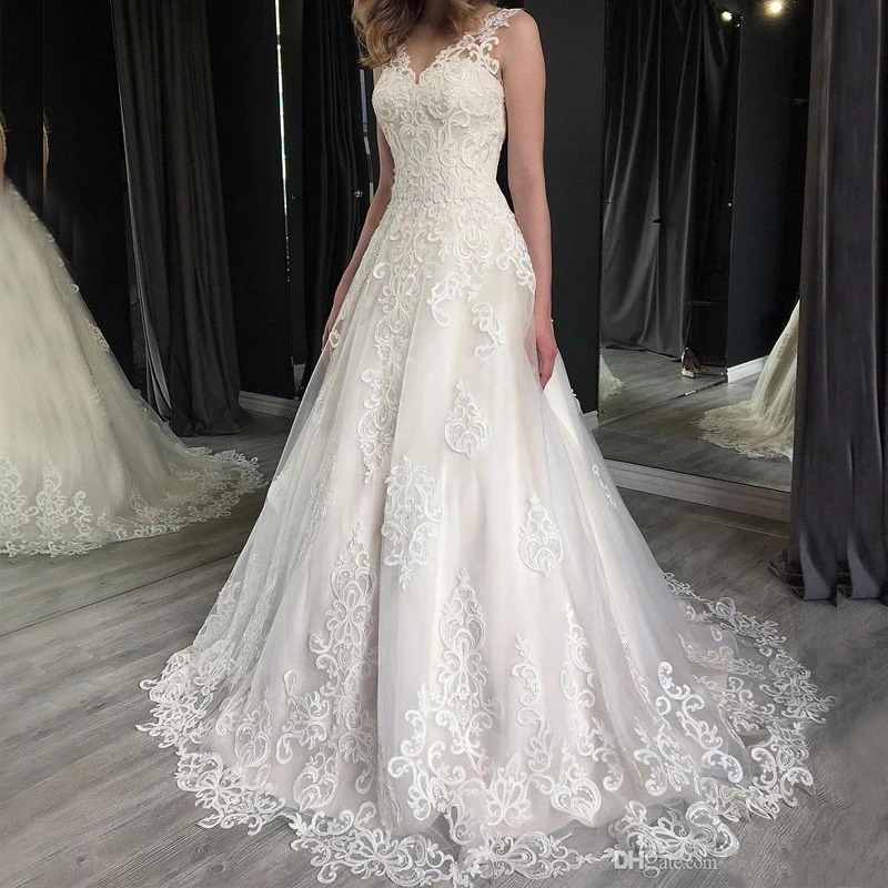 Tulle Wedding Dress 2022 V Neck Lace A Line Bridal Gowns Plus Size Vestidos De Noiva Elegant Lace Up свадебное платье for Women
Tulle Wedding Dress 2022 V Neck Lace A Line Bridal Gowns Plus Size Vestidos De Noiva Elegant Lace Up свадебное платье for Women