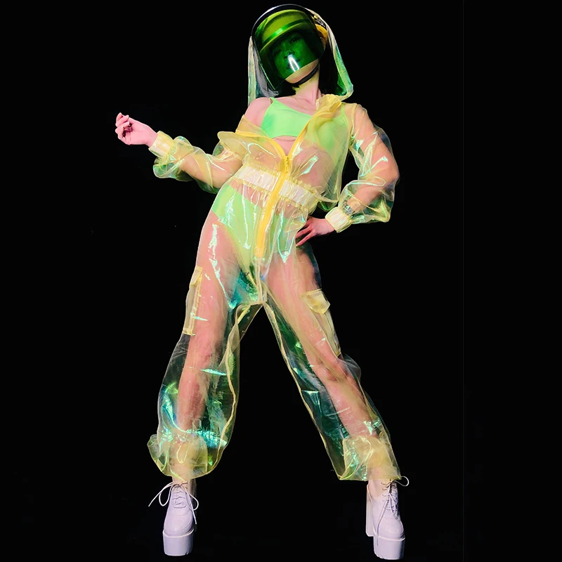 Bar Sexy Stage Costume Women Fashion Transparent Jumpsuit Bikini Suit Ladies Rave Clothing Festival Outfit Dj Show Wear DN5767
Bar Sexy Stage Costume Women Fashion Transparent Jumpsuit Bikini Suit Ladies Rave Clothing Festival Outfit Dj Show Wear DN5767