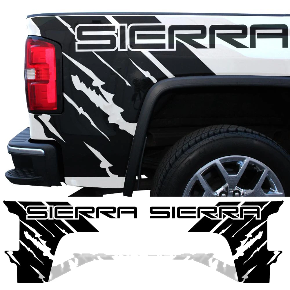 2pc Pickup Truck Tail Side Car Stickers Sierra Emblem Badge Vinyl Decals Decoration Sticker For Gmc Sierra (2014-2017) Custom
2pc Pickup Truck Tail Side Car Stickers Sierra Emblem Badge Vinyl Decals Decoration Sticker For Gmc Sierra (2014-2017) Custom