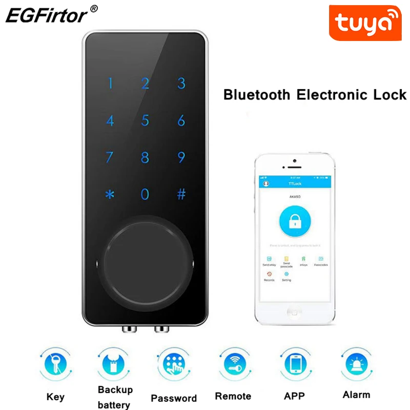 Smart Bluetooth Lock Keyless Entery Door Lock Digital Wireless Electronic Bluetooth Tuya Door Lock With Touch Keypad Auto Lock
Smart Bluetooth Lock Keyless Entery Door Lock Digital Wireless Electronic Bluetooth Tuya Door Lock With Touch Keypad Auto Lock