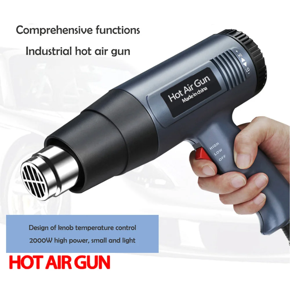 Mactant 2000W 220V EU US UK PLUG Electric Thermoregulator Hot Air Heat Gun LCD Display Shrink Wrapping Thermal Power Tool CN
Mactant 2000W 220V EU US UK PLUG Electric Thermoregulator Hot Air Heat Gun LCD Display Shrink Wrapping Thermal Power Tool CN