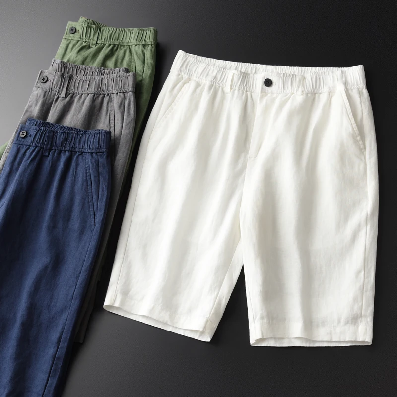 Summer New Thin 100% Linen Casual Hight Quality Solid Color Slim Fashion White Men Shorts Plus Size M-4XL
Summer New Thin 100% Linen Casual Hight Quality Solid Color Slim Fashion White Men Shorts Plus Size M-4XL