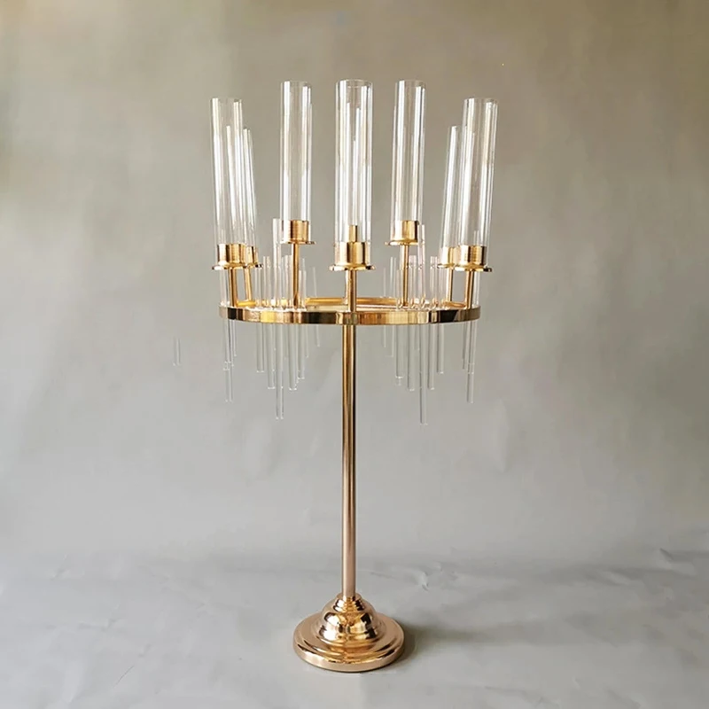 Luxury 9 Heads Candle Holders Metal Candelabra Wedding Party Decoration Table Centerpieces Candlestick Flower Vases Road Lead
Luxury 9 Heads Candle Holders Metal Candelabra Wedding Party Decoration Table Centerpieces Candlestick Flower Vases Road Lead