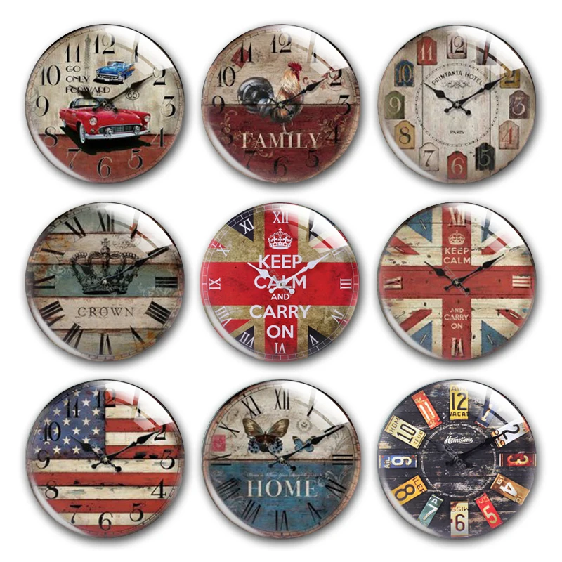 Hand Made Retro ретро Clock Watch Round Photo Glass Cabochon Demo Flat Back, Diy Orecchini Cerchio Jewelry Making Supplies.
Hand Made Retro ретро Clock Watch Round Photo Glass Cabochon Demo Flat Back, Diy Orecchini Cerchio Jewelry Making Supplies.