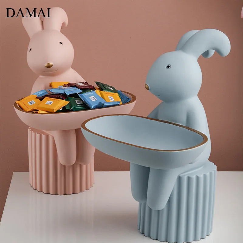 Creative Rabbit Decorative Food Trays Nordic Modern Resin Fruit Snacks Plates Jewelry Cosmetic Display Storage Tray Home Decor
Creative Rabbit Decorative Food Trays Nordic Modern Resin Fruit Snacks Plates Jewelry Cosmetic Display Storage Tray Home Decor