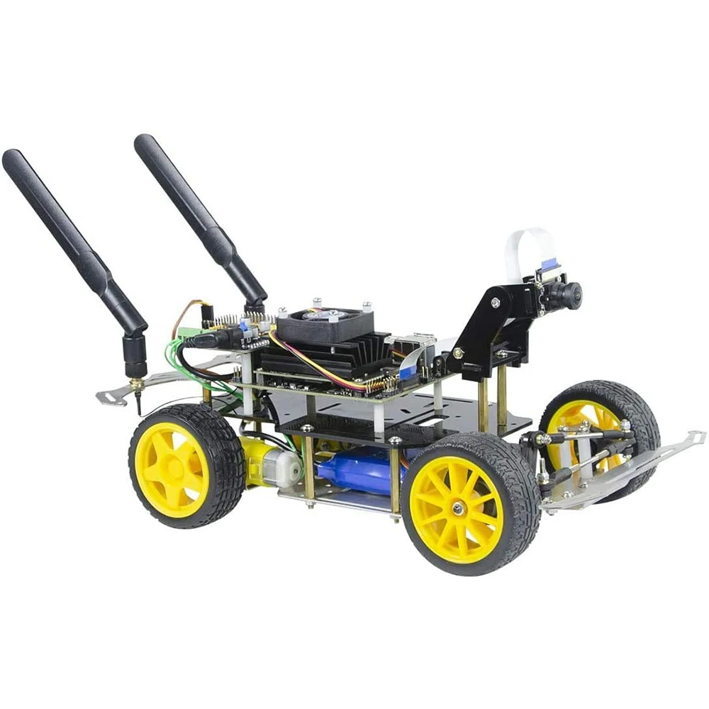 Гоночный робот XiaoR Geek AI, работает от Jetson Nano B01 Donkey Car, с функцией глубокого обучения, слежением за линиями видимости
Гоночный робот XiaoR Geek AI, работает от Jetson Nano B01 Donkey Car, с функцией глубокого обучения, слежением за линиями видимости