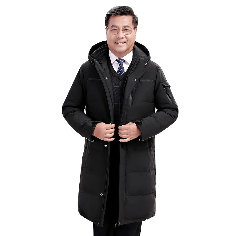 New Style Men's Big Size Middle-Aged Coat Hansome Winter Down Jacket Business Harajuku All-Match Simplicity Fashion Long Warm
New Style Men's Big Size Middle-Aged Coat Hansome Winter Down Jacket Business Harajuku All-Match Simplicity Fashion Long Warm