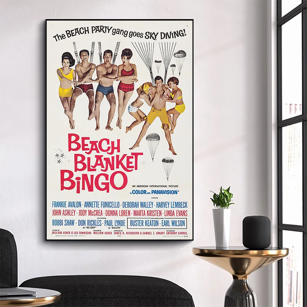 WM3251 Beach Blanket Bingo Classic Movie HD Silk Fabric Poster Art Decor Indoor Painting Gift
WM3251 Beach Blanket Bingo Classic Movie HD Silk Fabric Poster Art Decor Indoor Painting Gift