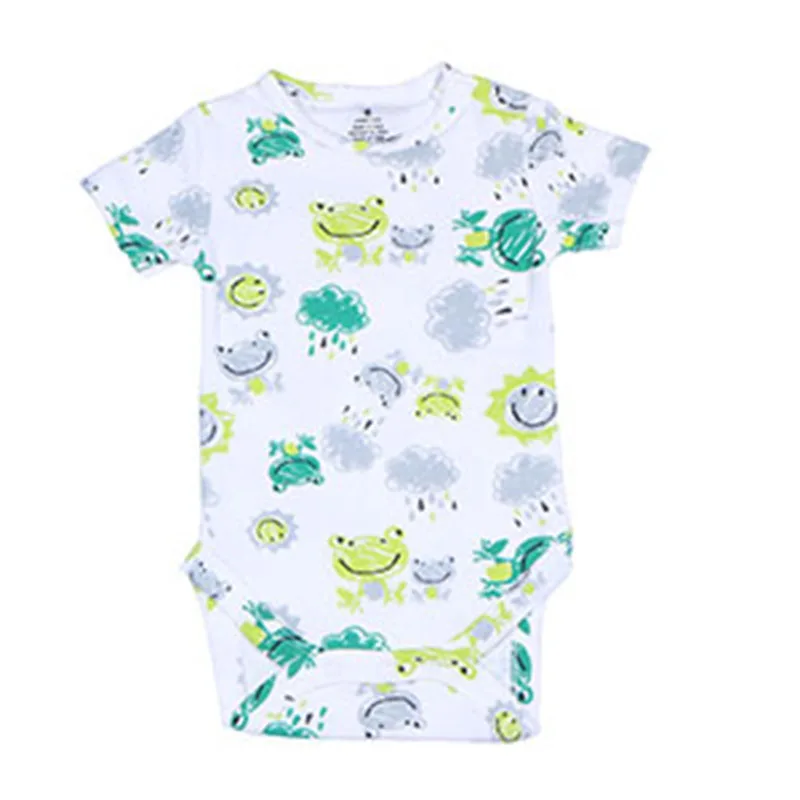 Baby Girls Boys Romper Double-sided Cotton Short Sleeve Bodysuit Cute Frog Animal Pattern Onesies Toddler Infant Baby Jumpsuit
Baby Girls Boys Romper Double-sided Cotton Short Sleeve Bodysuit Cute Frog Animal Pattern Onesies Toddler Infant Baby Jumpsuit