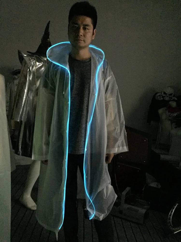 Concert fans LED light clothing party luminous raincoat fluorescent clothing outdoor hiking portable raincoat thick rain gear
Concert fans LED light clothing party luminous raincoat fluorescent clothing outdoor hiking portable raincoat thick rain gear