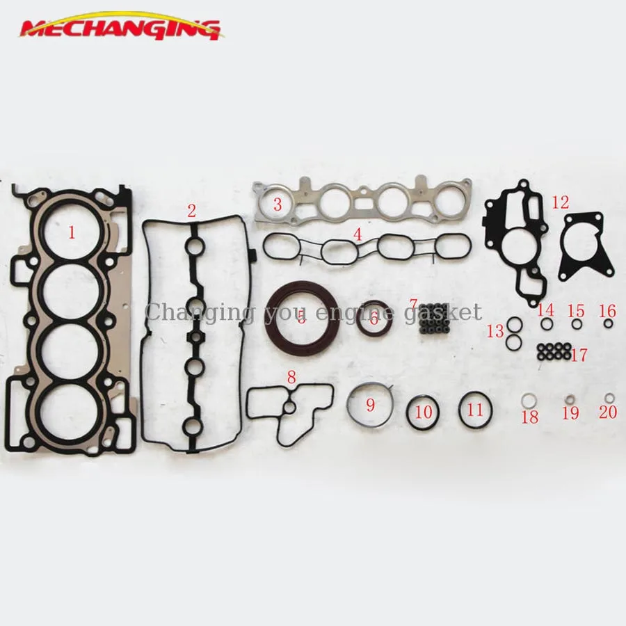 For NISSAN TIIDA VERSA LIVINA GRAND 1.8 MR18DE Metal Full Set Engine Parts Engine Rebuilding Kits Engine Gasket A0101-EN287
For NISSAN TIIDA VERSA LIVINA GRAND 1.8 MR18DE Metal Full Set Engine Parts Engine Rebuilding Kits Engine Gasket A0101-EN287