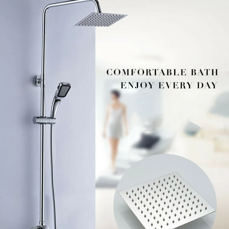 New Style Bathroom Stainless Steel Shower Set Household Multifunctional Rain Shower Set Wall-mounted Chrome-plated Shower Head
New Style Bathroom Stainless Steel Shower Set Household Multifunctional Rain Shower Set Wall-mounted Chrome-plated Shower Head