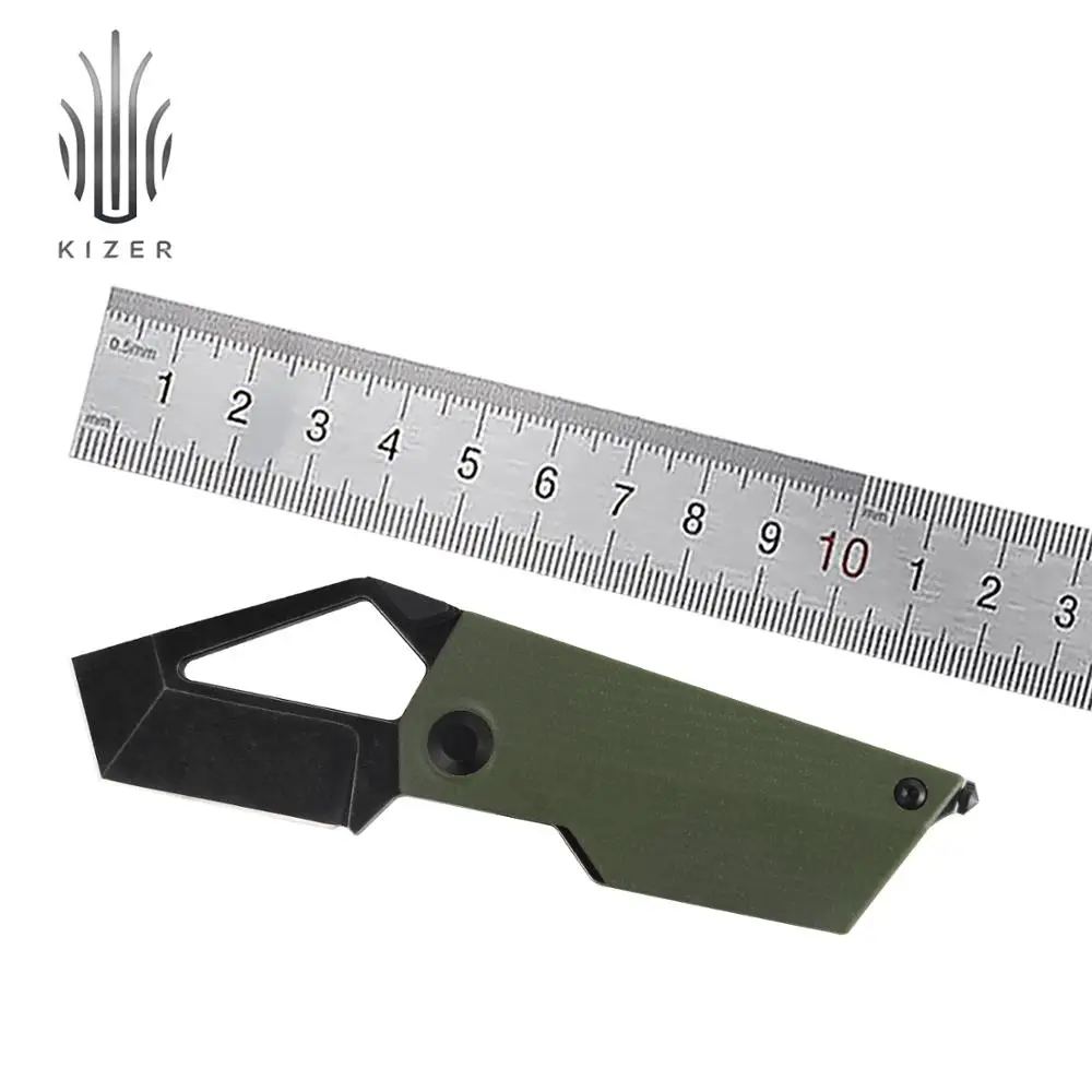 Kizer EDC Knife Cyber Blade V2563A1 2020 New High Quality Mini Pocket Knife with Tanto M390 Steel Blade & Green G10 Handle
Kizer EDC Knife Cyber Blade V2563A1 2020 New High Quality Mini Pocket Knife with Tanto M390 Steel Blade & Green G10 Handle