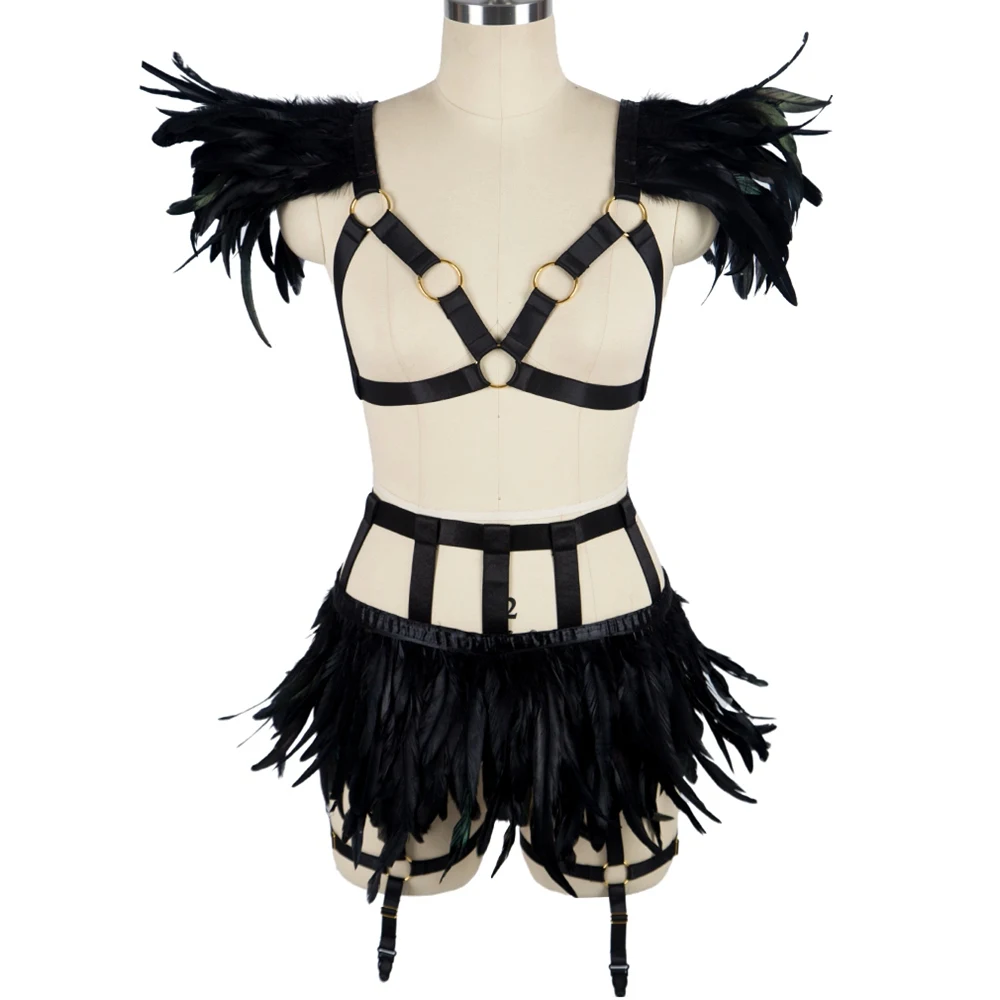 Sexy Lingerie Harness Belt Set Hollow Out Garter Belts Top Strappy Bondage Waist Festival Rave Bra Suspender Women's Clothing
Sexy Lingerie Harness Belt Set Hollow Out Garter Belts Top Strappy Bondage Waist Festival Rave Bra Suspender Women's Clothing