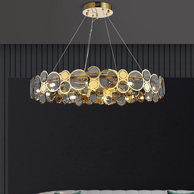 French Retro Glass Crystal Chandelier Nordic Light Luxury American Restaurant Living Room Bedroom Chandelier
French Retro Glass Crystal Chandelier Nordic Light Luxury American Restaurant Living Room Bedroom Chandelier