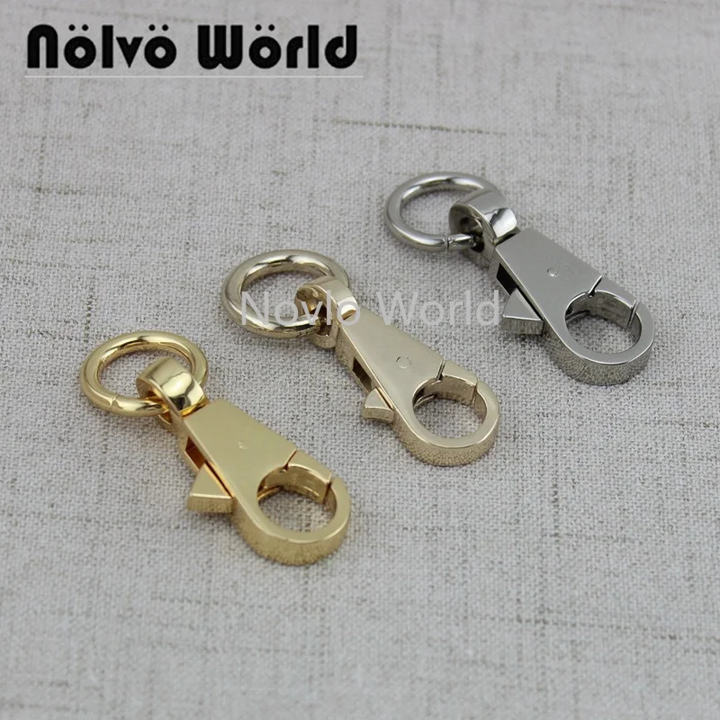 Nolvo World 20pcs 13mm 3 colors 1/2" Metal Round Head Dog Buckle Swivel Snap Hooks Handmade Leather Goods Accessories
Nolvo World 20pcs 13mm 3 colors 1/2" Metal Round Head Dog Buckle Swivel Snap Hooks Handmade Leather Goods Accessories
