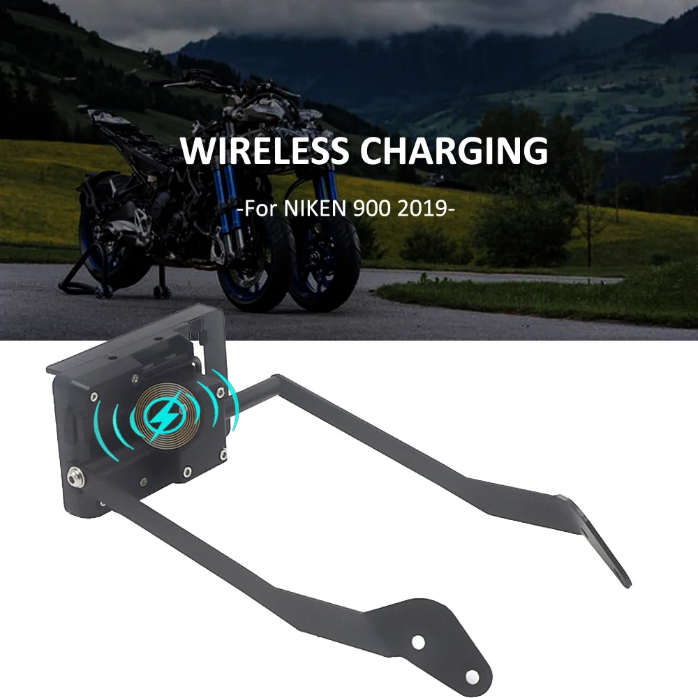 Motorcycle Windshield Stand Holder Phone Mobile Phone GPS Wireless charging Navigation Plate Bracket For YAMAHA NIKEN 900 2019
Motorcycle Windshield Stand Holder Phone Mobile Phone GPS Wireless charging Navigation Plate Bracket For YAMAHA NIKEN 900 2019