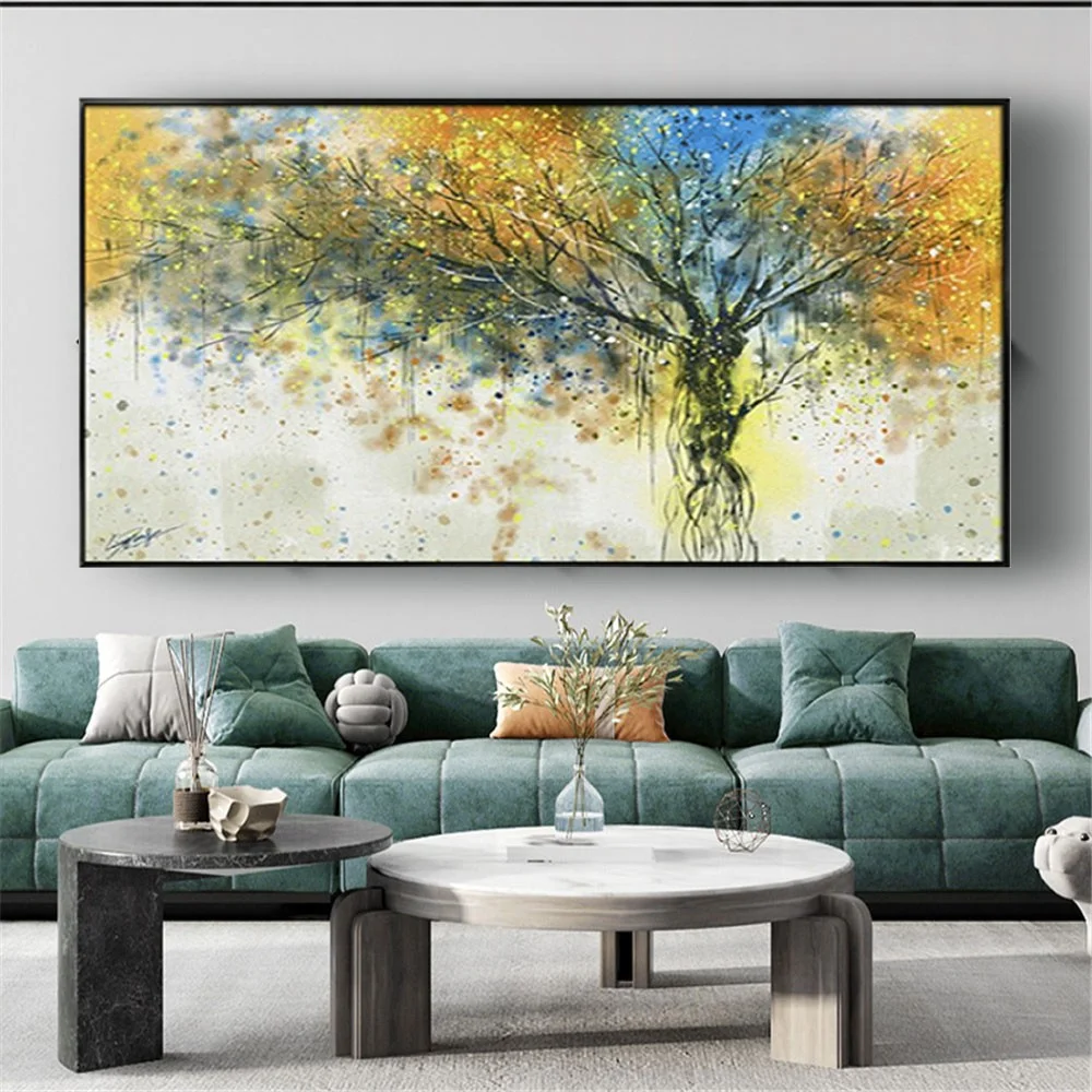 100% Hand-painted Modern Abstract Life Tree Oil Painting On Canvas Wall Art Poster Set Home Decor Picture For Living Room Sale
100% Hand-painted Modern Abstract Life Tree Oil Painting On Canvas Wall Art Poster Set Home Decor Picture For Living Room Sale