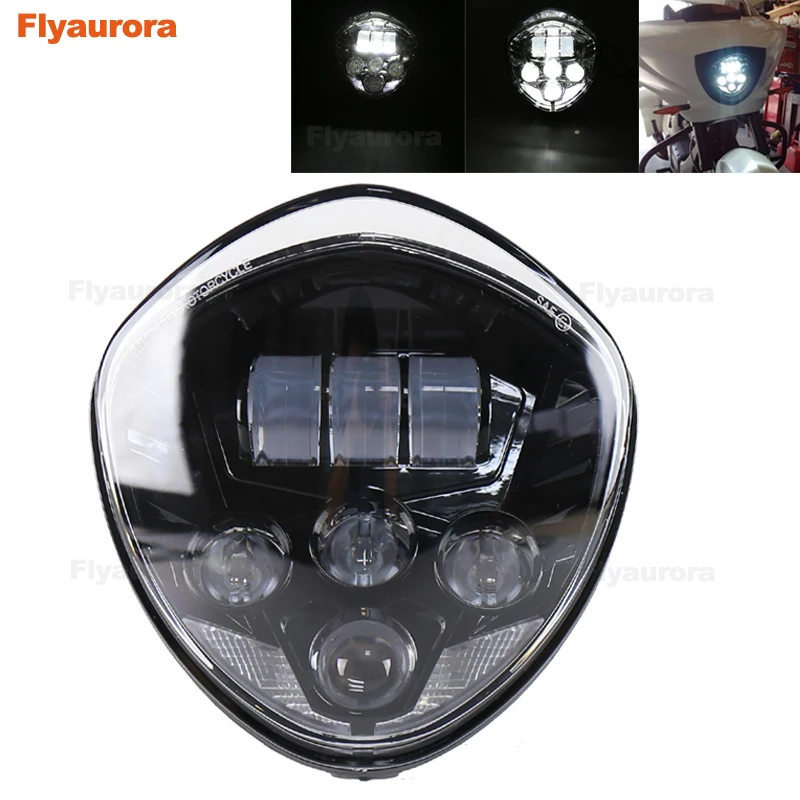 60W LED Headlight for Victory Motorcycle 2007-2015 Touring and Bagger with Bullet Style Headlight Waterproof 67 DOT Flyaurora
60W LED Headlight for Victory Motorcycle 2007-2015 Touring and Bagger with Bullet Style Headlight Waterproof 67 DOT Flyaurora