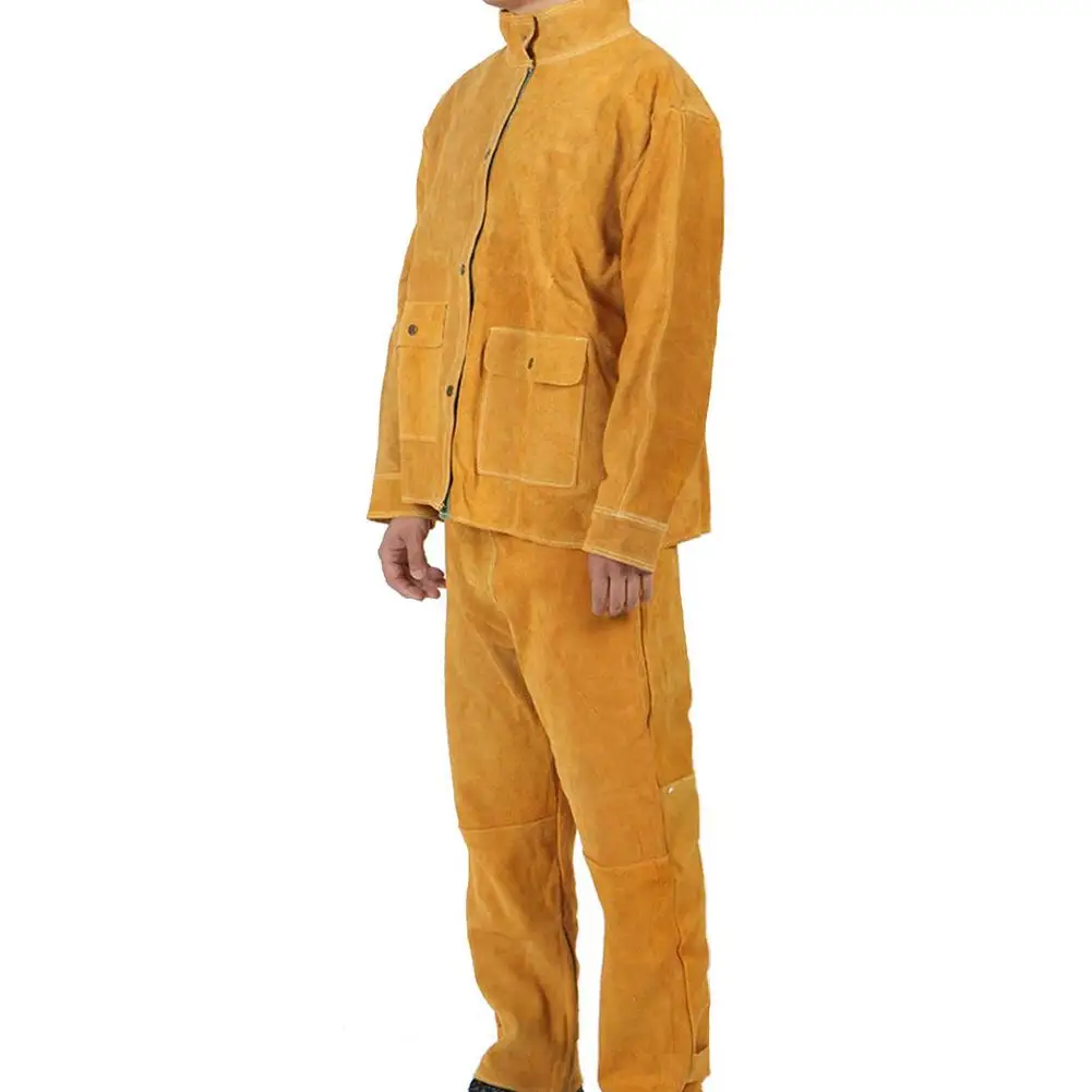 Welding Clothing Workwear Protective Suit Durable Splash-proof Adiabatic Flame Heat Resistant Clothes for Male
Welding Clothing Workwear Protective Suit Durable Splash-proof Adiabatic Flame Heat Resistant Clothes for Male