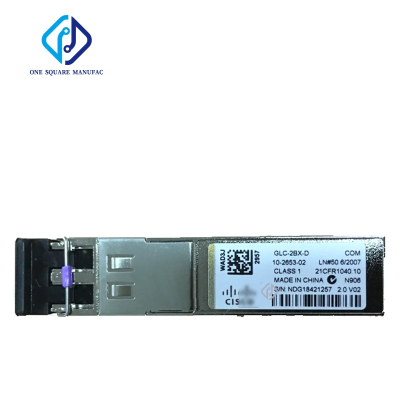 Original GLC-2BX-D= 80km GLC-2BX-U= SM Gigabit Single Mode SFP Optica Fiber Transceiver
Original GLC-2BX-D= 80km GLC-2BX-U= SM Gigabit Single Mode SFP Optica Fiber Transceiver