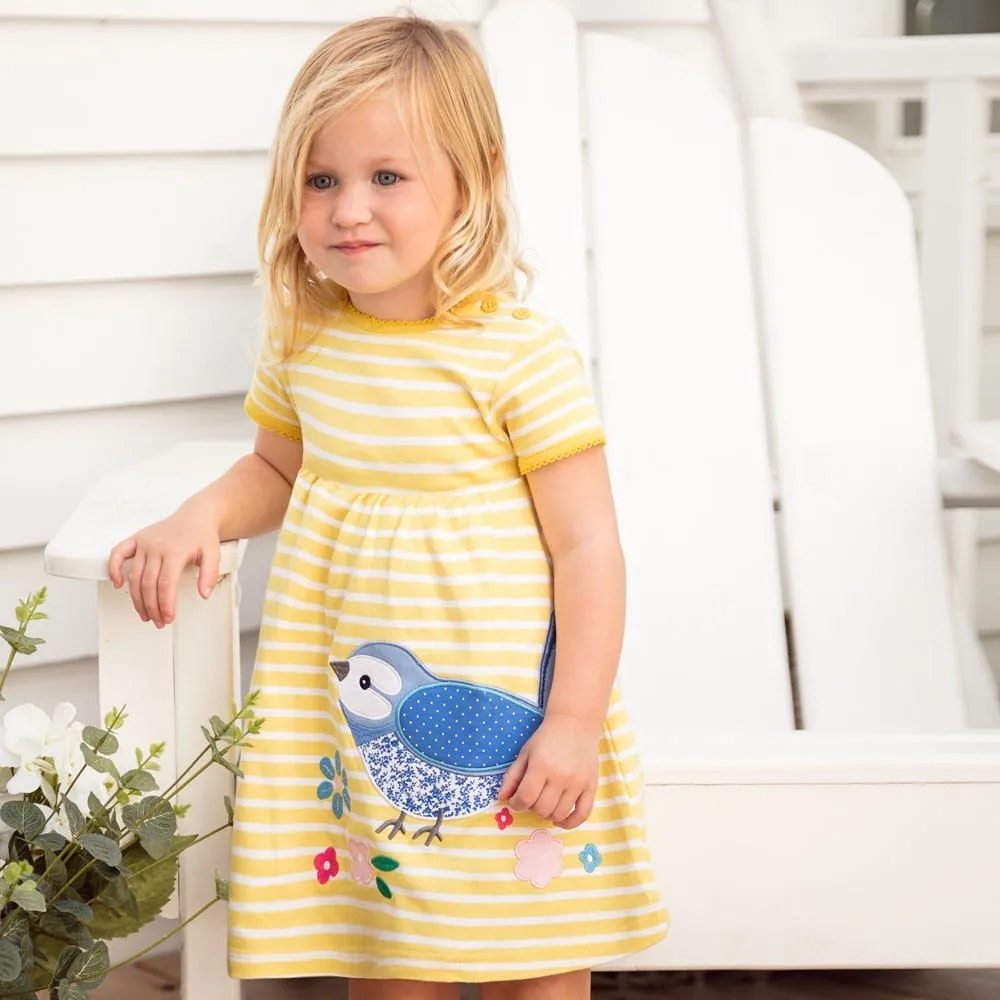 Jumping Meters Summer Yellow Princess Party Dresses For 2-7 years Animals Birds Embroidery Flowers Baby Tutu Frock Kids Clothing
Jumping Meters Summer Yellow Princess Party Dresses For 2-7 years Animals Birds Embroidery Flowers Baby Tutu Frock Kids Clothing