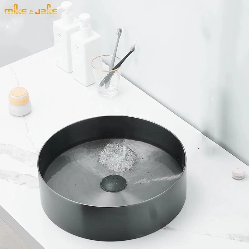 Gunmetal basin round sink metal gray sink light luxury stainless steel wash basin gunmetal bathroom basin sink
Gunmetal basin round sink metal gray sink light luxury stainless steel wash basin gunmetal bathroom basin sink