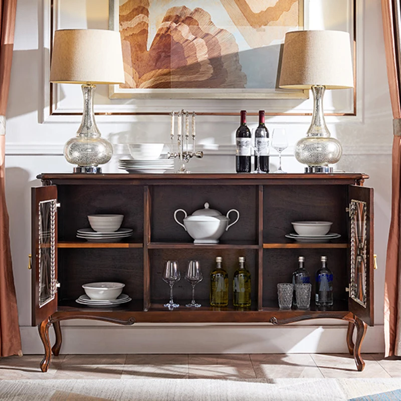 American Country Solid Wood Side Cabinets Household Large Capacity Wall Side Cabinets Carved Side Cabinets
American Country Solid Wood Side Cabinets Household Large Capacity Wall Side Cabinets Carved Side Cabinets