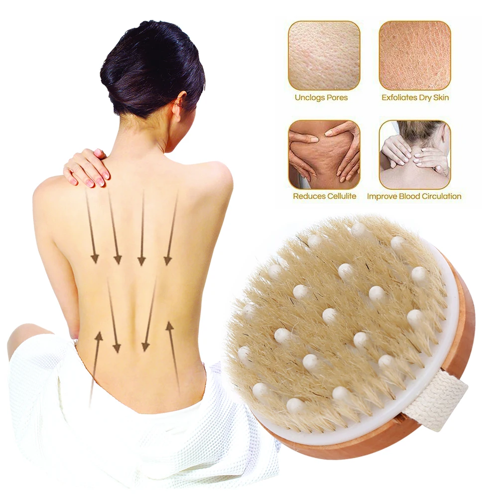 Soft Wet Dry Skin Body Brush Natural Bristle Brush Exfoliating Bathing Brush Spa Massager Brushes Shower Bathing Brushes
Soft Wet Dry Skin Body Brush Natural Bristle Brush Exfoliating Bathing Brush Spa Massager Brushes Shower Bathing Brushes