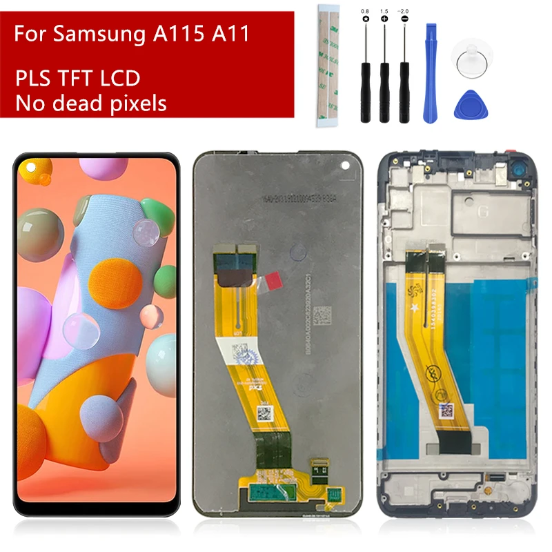 Для Samsung Galaxy A115 ЖК-дисплей, преобразователь сенсорного экрана в сборе + рамка для Samsung a11, замена дисплея, запасная часть для ремонта
Для Samsung Galaxy A115 ЖК-дисплей, преобразователь сенсорного экрана в сборе + рамка для Samsung a11, замена дисплея, запасная часть для ремонта