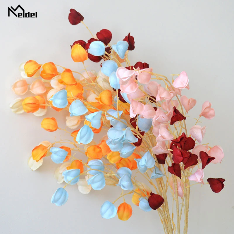 Meldel Artificial Flower Silk Gooseberry 3 Forks Groundcherry Home Party Wedding Decor Physalis Lantern Fruit Flower Arrangement
Meldel Artificial Flower Silk Gooseberry 3 Forks Groundcherry Home Party Wedding Decor Physalis Lantern Fruit Flower Arrangement
