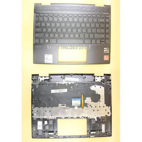 For HP ENVY X360 13-AG 13-AG0007AU 13-AG0006AU Laptop Palmrest keyboard US Layout with Backlight L23704-001