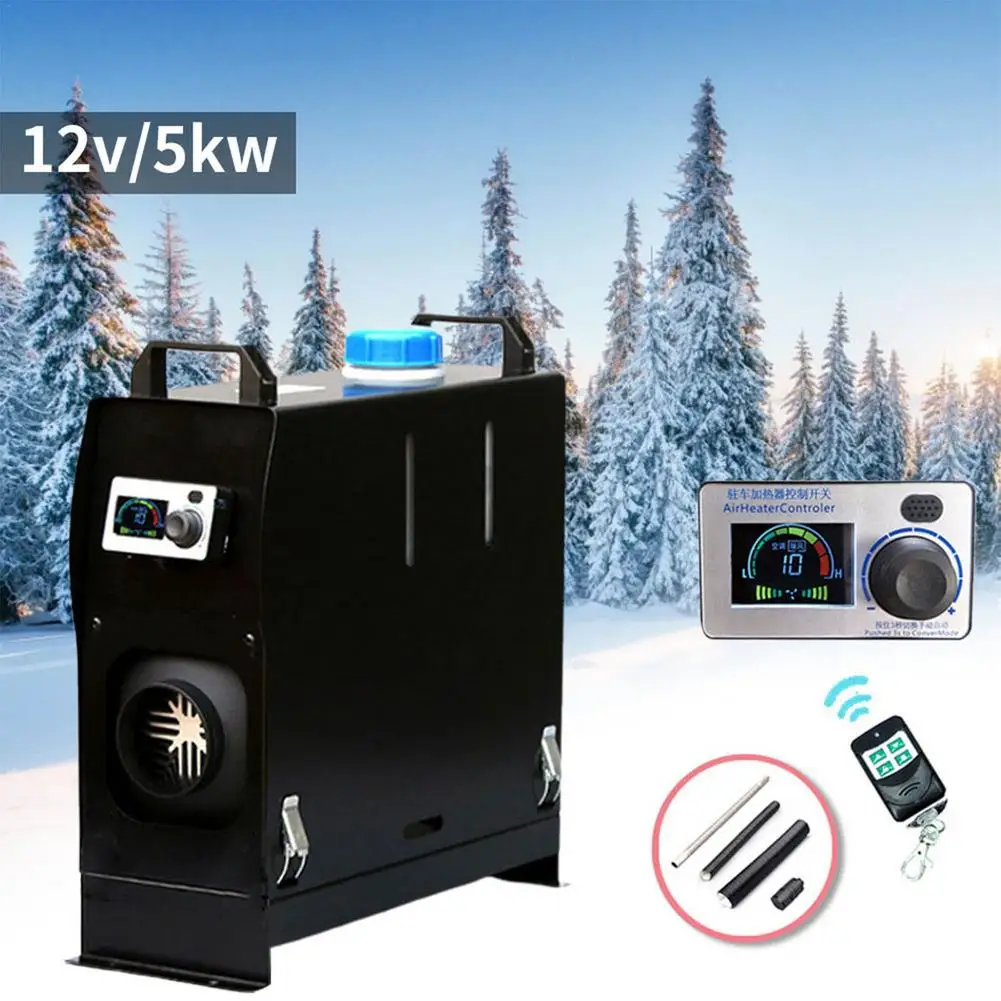 5KW All Heater 12V / 24V Heater Car Heater With LCD MonitorAnd Remote Control Heater For RV Truck Boat
5KW All Heater 12V / 24V Heater Car Heater With LCD MonitorAnd Remote Control Heater For RV Truck Boat