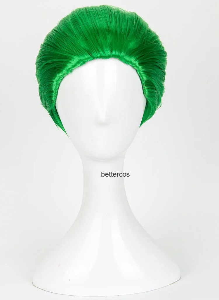 The Joker Cosplay Wig Short Green Slicked Back Heat Resistant Synthetic Hair Wig + Wig Cap
The Joker Cosplay Wig Short Green Slicked Back Heat Resistant Synthetic Hair Wig + Wig Cap