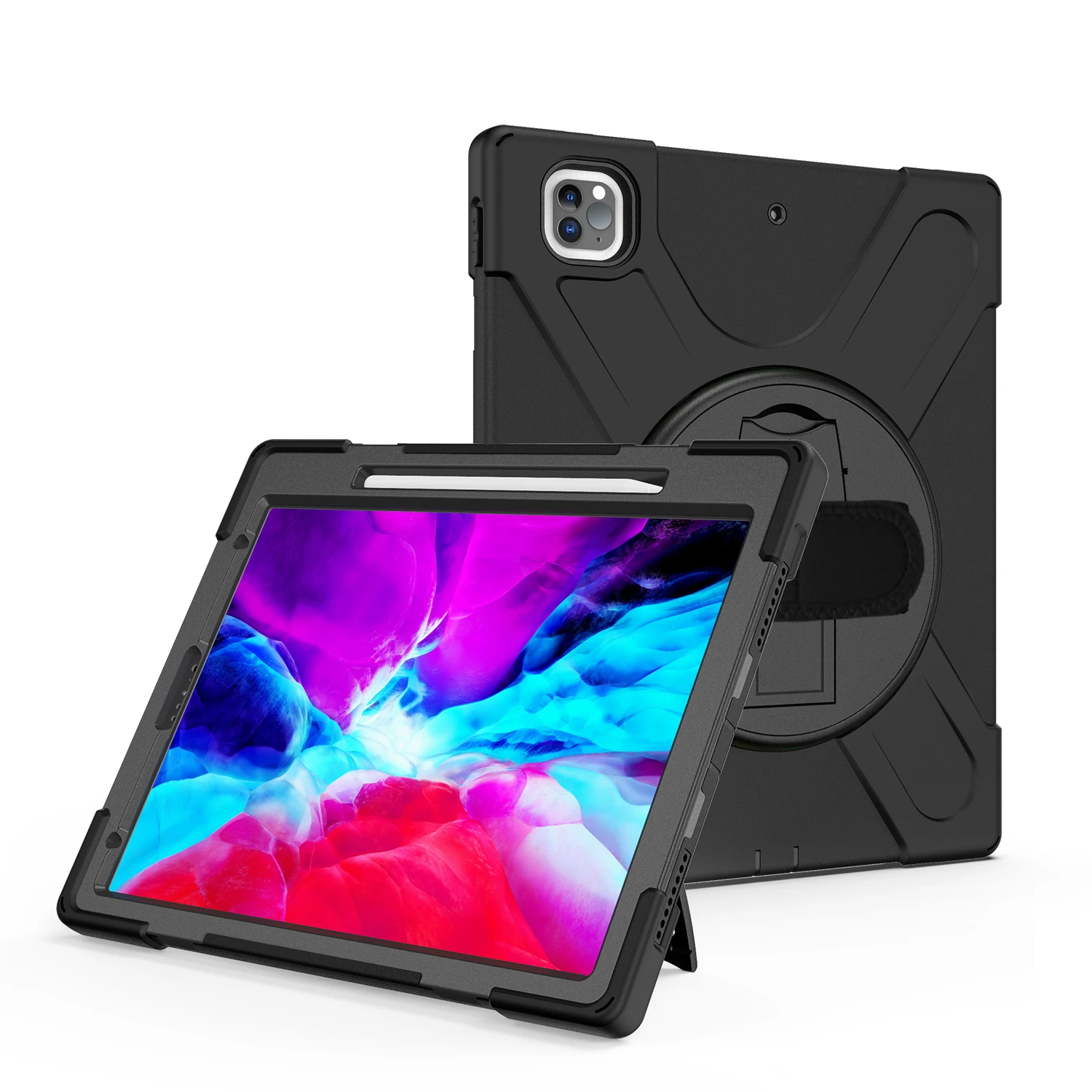 Solid PC Silicone 2 IN 1 Case Cover For iPad Pro 12.9 2020 Case iPad Pro 2020 12.9 Case iPad Pro 12.9 2018 With Pencil Holder
Solid PC Silicone 2 IN 1 Case Cover For iPad Pro 12.9 2020 Case iPad Pro 2020 12.9 Case iPad Pro 12.9 2018 With Pencil Holder