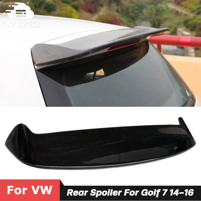 R Style Carbon Fiber Material Back Wing Rear Roof Spoiler For VW Golf 7 Car Body Kit Tuning 2014-2016
R Style Carbon Fiber Material Back Wing Rear Roof Spoiler For VW Golf 7 Car Body Kit Tuning 2014-2016