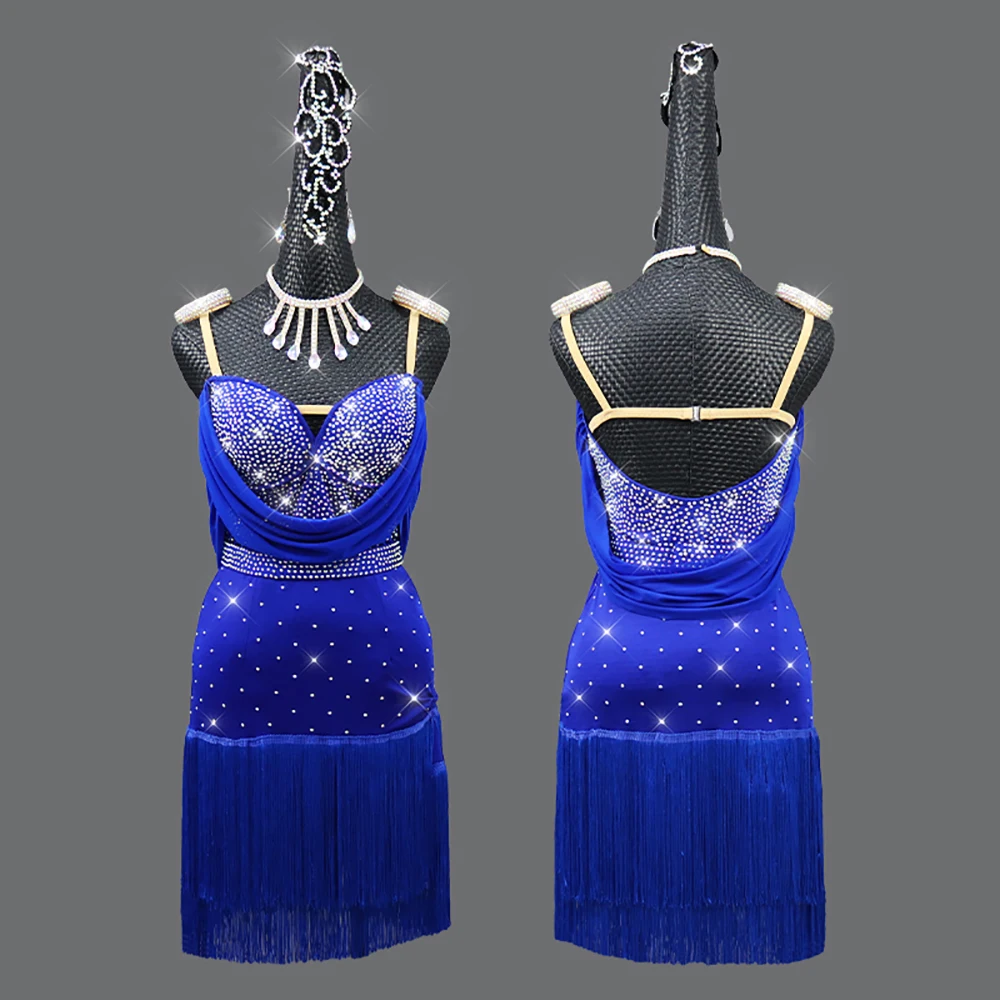 High-end Hot Diamond Latin Dance Dress Latin Dance Competition Clothing Women's Adult Dress Professional Latin performance Cloth
High-end Hot Diamond Latin Dance Dress Latin Dance Competition Clothing Women's Adult Dress Professional Latin performance Cloth