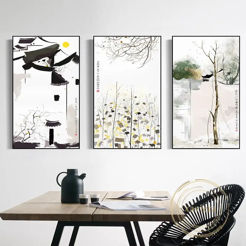 Chinese Landscape Vintage Architectural Posters and Prints Abstract Trees Wall Art Canvas Painting Home Decoration Living Room
Chinese Landscape Vintage Architectural Posters and Prints Abstract Trees Wall Art Canvas Painting Home Decoration Living Room