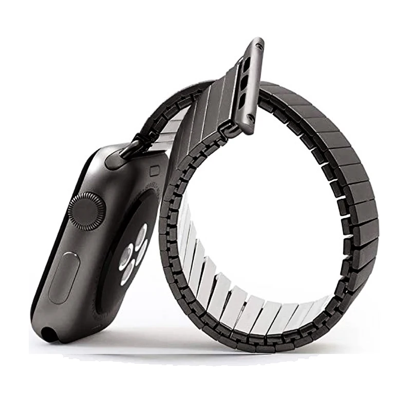 Stainless steel strap for Apple watch band 45mm 41mm 42mm 38mm 44mm 40mm iwatch series SE 7/6/5/4/3/2 elasticity link bracelet
Stainless steel strap for Apple watch band 45mm 41mm 42mm 38mm 44mm 40mm iwatch series SE 7/6/5/4/3/2 elasticity link bracelet