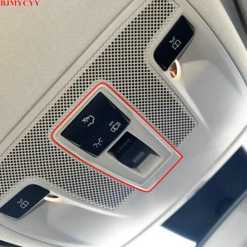 BJMYCYY reading lamp sunroof switch button ABS decorative frame for Mercedes Benz A B CLASS 12-16 CLA 14-16 GLA 15-16
BJMYCYY reading lamp sunroof switch button ABS decorative frame for Mercedes Benz A B CLASS 12-16 CLA 14-16 GLA 15-16